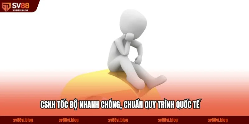 CSKH tốc độ nhanh chóng, chuẩn quy trình quốc tế